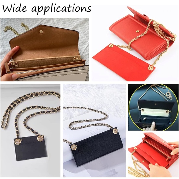 3 Piece Purse Felt Insert Organizer Black - Picture 4 of 4